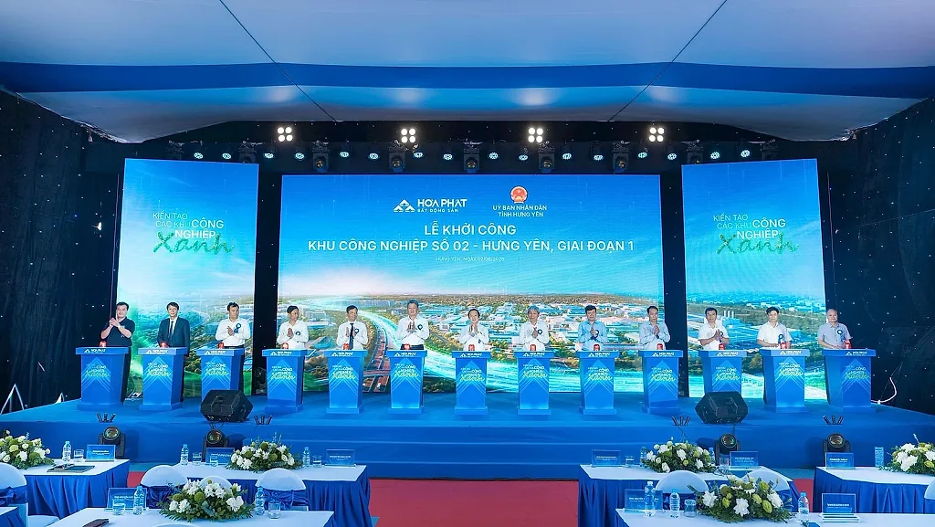 Hòa Phát khởi công khu công nghiệp thứ ba tại Hưng Yên