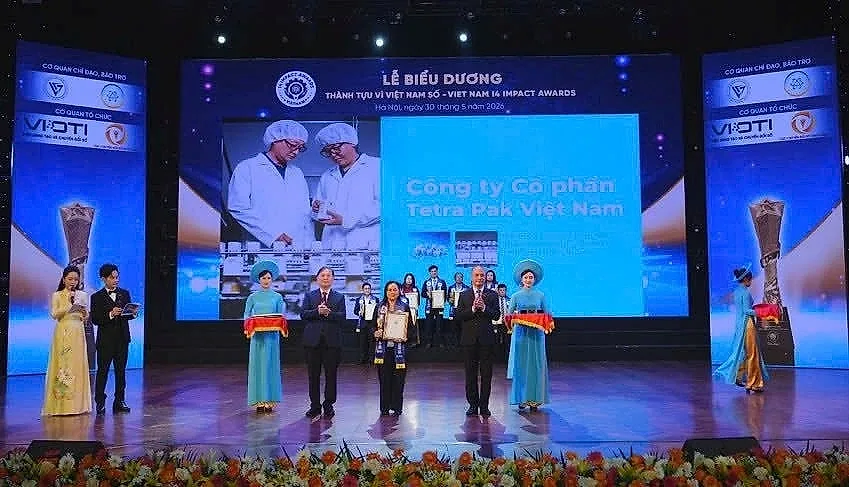 Tetra Pak nhận hai giải thưởng tại Vietnam I4 Impact Awards 2026