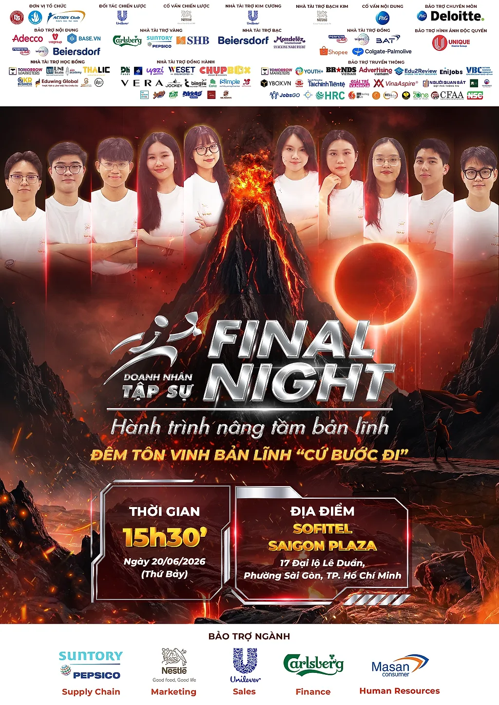 Chính thức mở đơn đăng ký Final Night Doanh Nhân Tập Sự 2026: Đêm tôn vinh bản lĩnh "cứ bước đi"