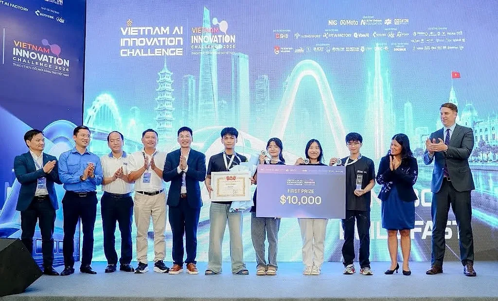 VAIC 2026 vinh danh Top 3 giải pháp AI đổi mới sáng tạo Việt Nam