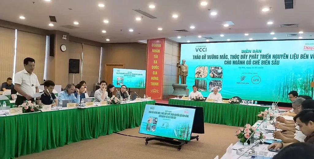 Giải bài toán nguyên liệu gỗ bền vững trước yêu cầu chế biến sâu