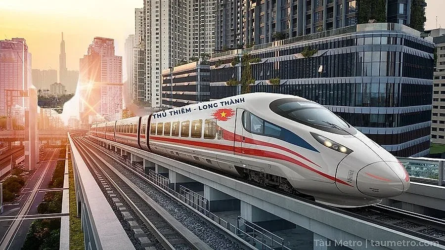 Dự án đường sắt Thủ Thiêm - Long Thành vào vòng thẩm định, hướng tới mục tiêu khởi công