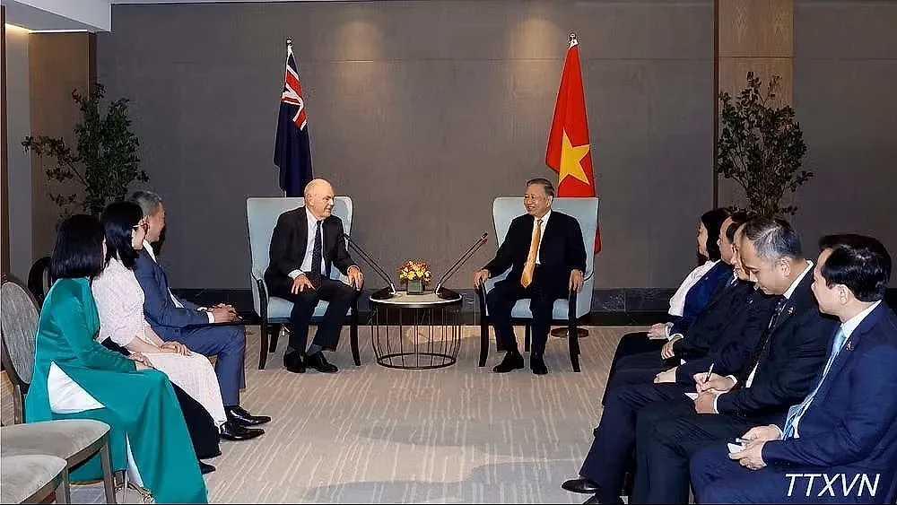 Tổng Bí thư, Chủ tịch nước Tô Lâm tiếp Quyền Chủ tịch Hội Hữu nghị New Zealand - Việt Nam