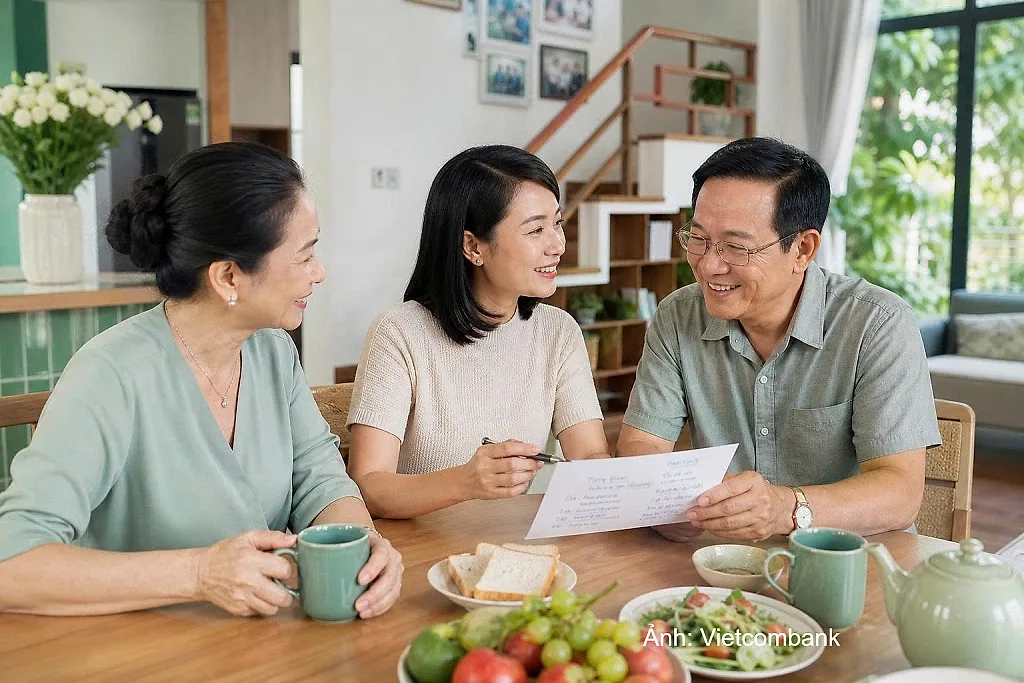 Vietcombank tặng 'Sổ lương trọn đời' trị giá 1 tỷ đồng cho khách hàng