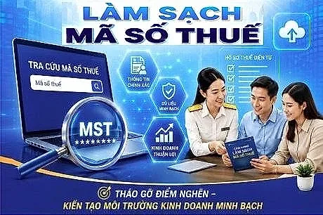 Ngành Thuế xử lý dứt điểm gần 95.000 mã số thuế tồn đọng trong 8 tháng năm 2026