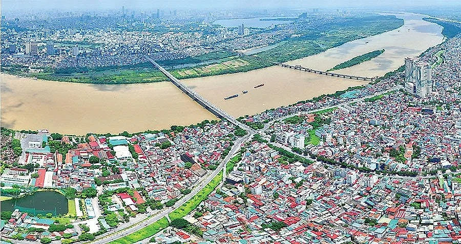 Hà Nội nghiên cứu điều chỉnh quy hoạch 11.418 ha hai bên sông Hồng