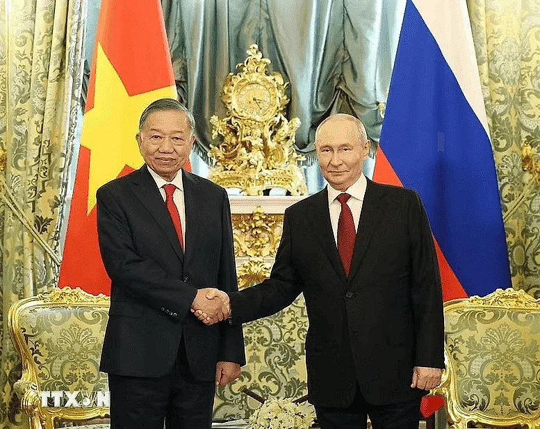 Tổng Bí thư, Chủ tịch nước Tô Lâm hội đàm với Tổng thống Nga Vladimir Putin