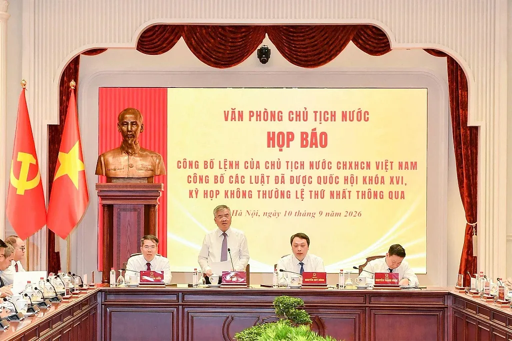Công bố Lệnh của Chủ tịch nước về Luật sửa đổi, bổ sung một số điều của Luật Ngân hàng Nhà nước Việt Nam, Luật Phòng, chống rửa tiền và Luật Các tổ chức tín dụng