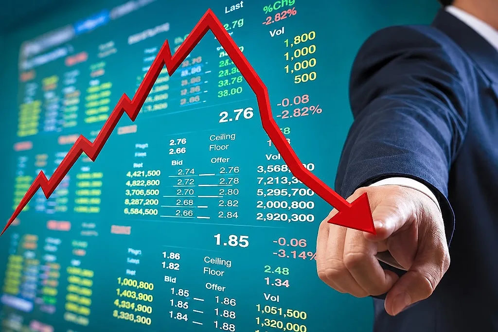 Thanh khoản tăng nhưng sắc đỏ vẫn lấn át, VN-Index lùi nhẹ phiên đầu tuần