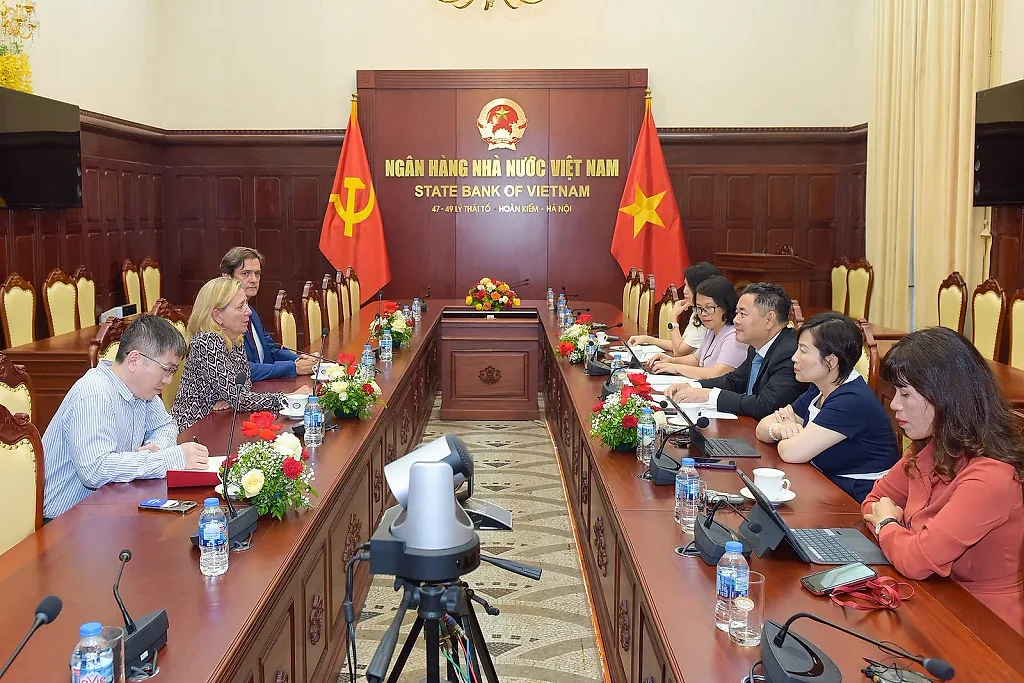 Phó Thống đốc Nguyễn Ngọc Cảnh tiếp Giám đốc vùng Ngân hàng Thế giới phụ trách Việt Nam, Lào và Campuchia