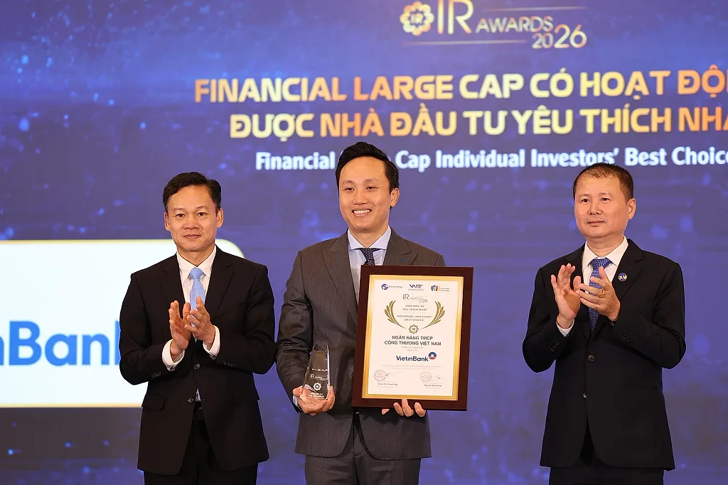 VietinBank (CTG) năm thứ 4 liên tiếp được vinh danh Doanh nghiệp niêm yết có hoạt động IR được nhà đầu tư yêu thích nhất