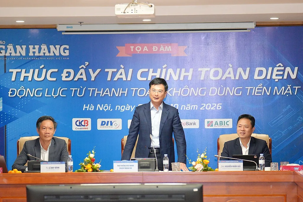Phó Thống đốc Phạm Thanh Hà: Thanh toán không dùng tiền mặt là động lực quan trọng thúc đẩy tài chính toàn diện
