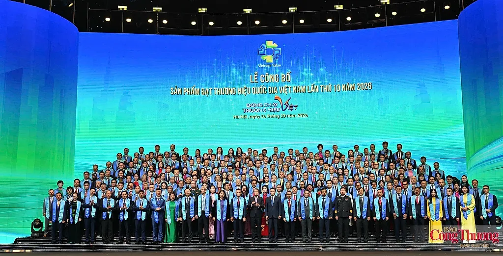 Công bố 499 sản phẩm của 277 doanh nghiệp đạt Thương hiệu quốc gia năm 2026