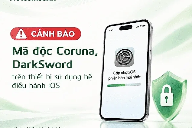 Ngân hàng phát cảnh báo khẩn về mã độc tấn công điện thoại iPhone