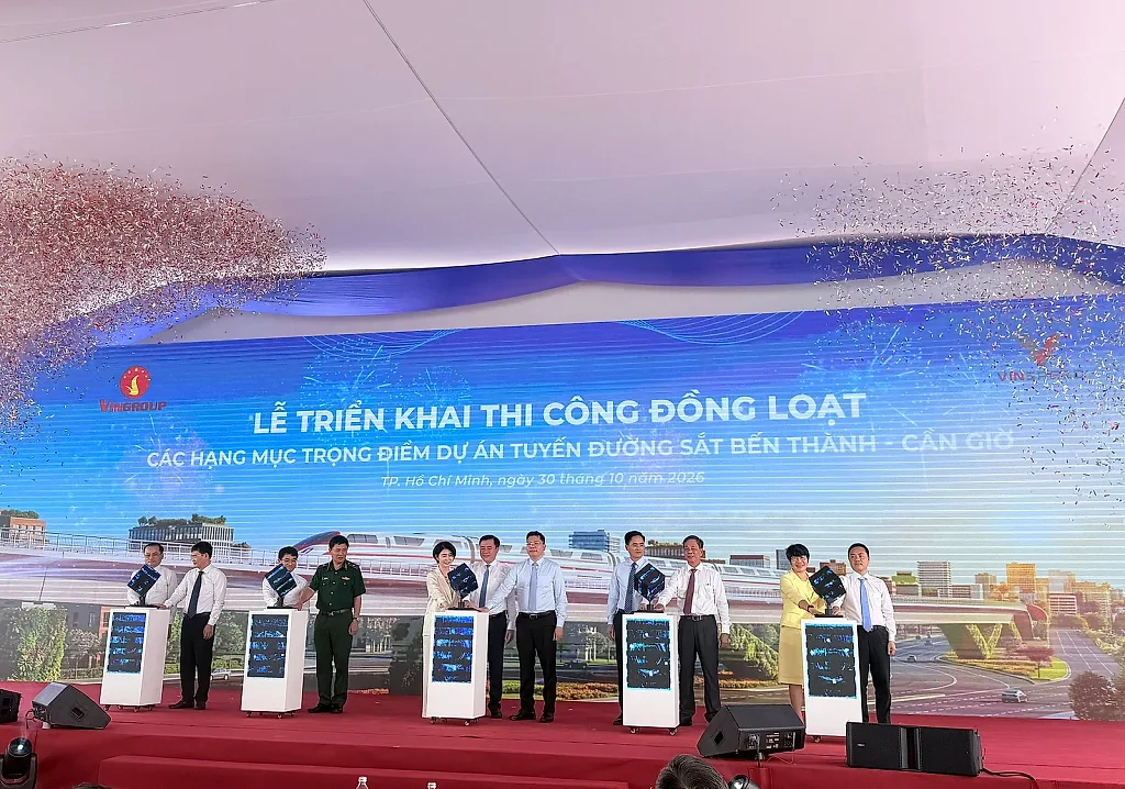 Vinspeed tăng tốc thi công tuyến đường sắt tốc độ cao Bến Thành - Cần Giờ