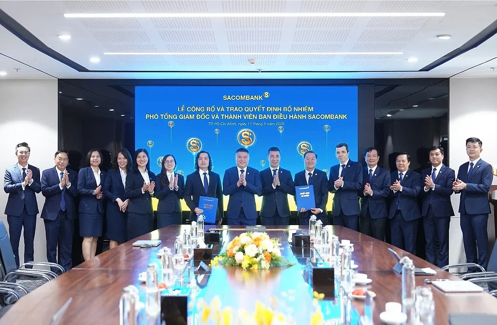 SACOMBANK kiện toàn đội ngũ lãnh đạo cấp cao