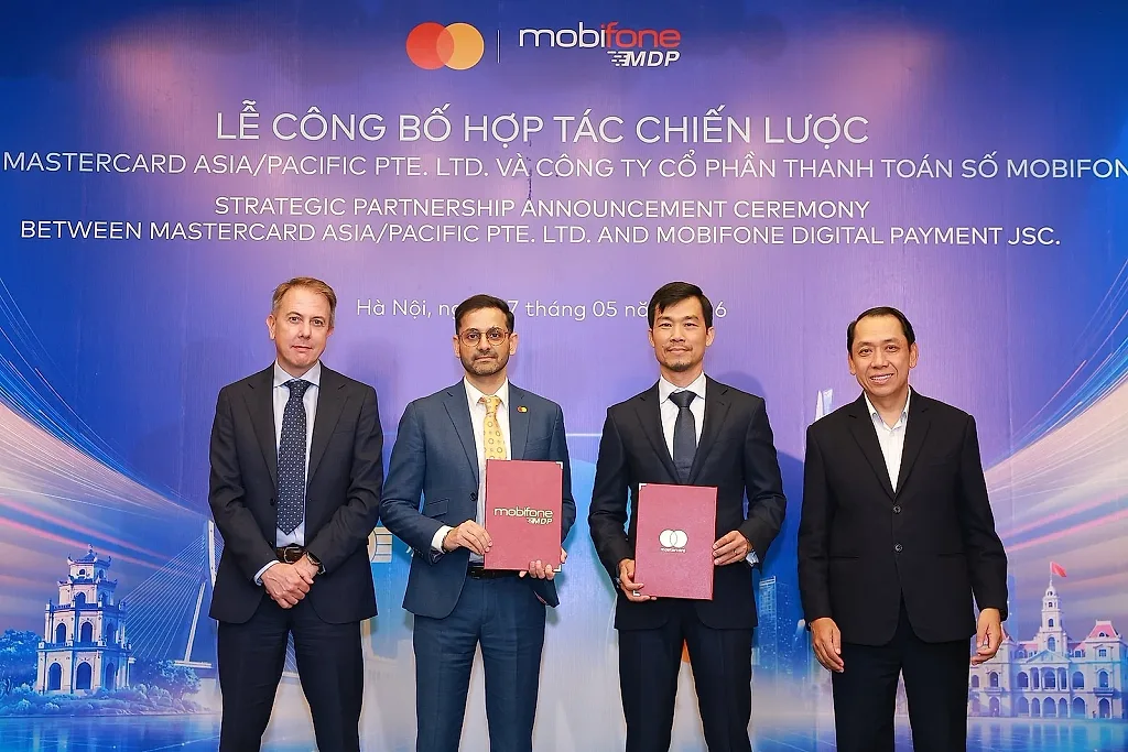 Mastercard và Công ty Cổ phần Thanh toán số MobiFone công bố hợp tác chiến lược