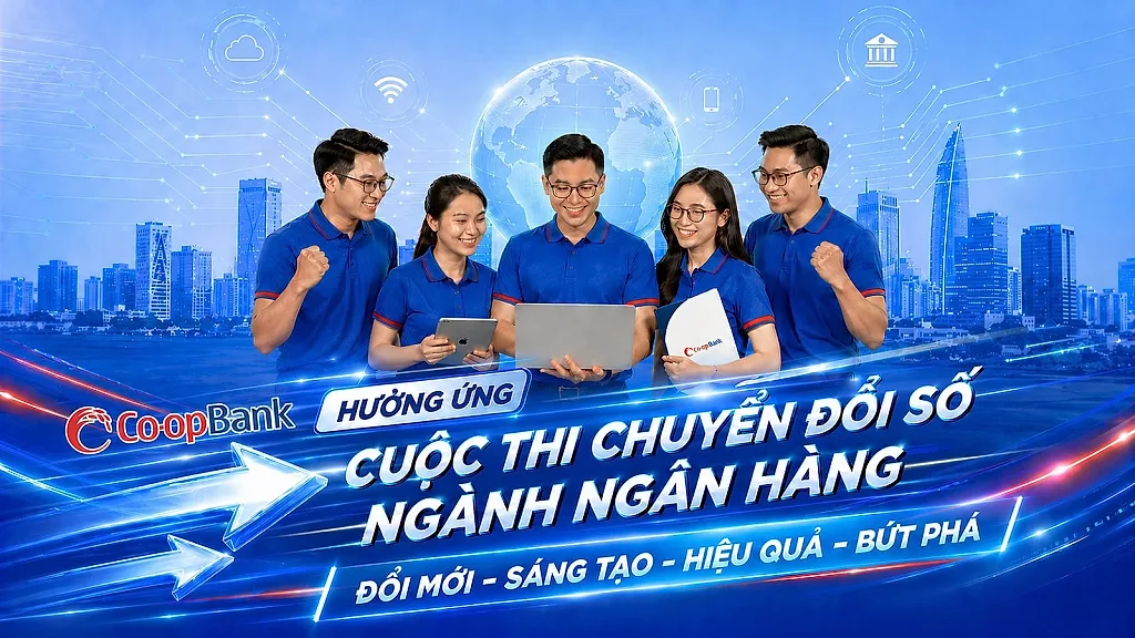 Co-opBank triển khai cuộc thi “Tìm hiểu về Chuyển đổi số trong ngành Ngân hàng”