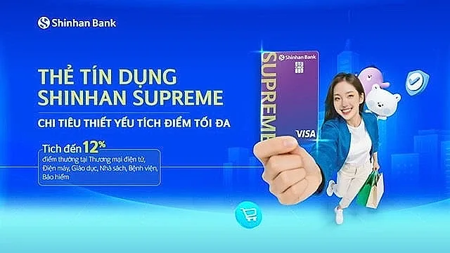 Ngân hàng Shinhan ra mắt thẻ tín dụng Supreme, tích điểm lên đến 12% cho chi tiêu hằng ngày