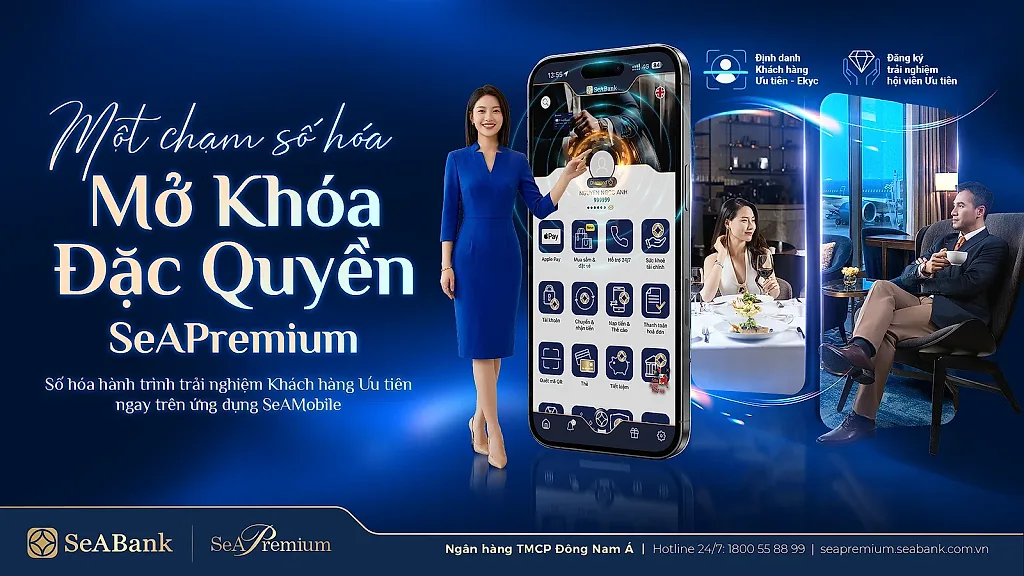 SeABank ra mắt 3 tính năng mới dành cho Khách hàng Ưu tiên trên SeAMobile