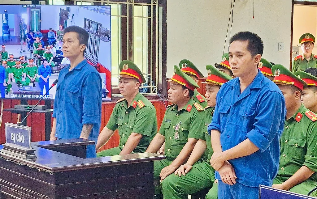 Hai bị cáo cướp ngân hàng ở Gia Lai lĩnh tổng 56 năm tù