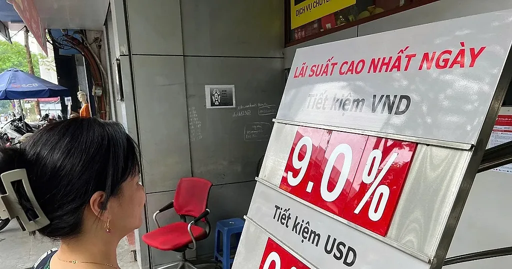 lãi suất ngân hàng hôm nay