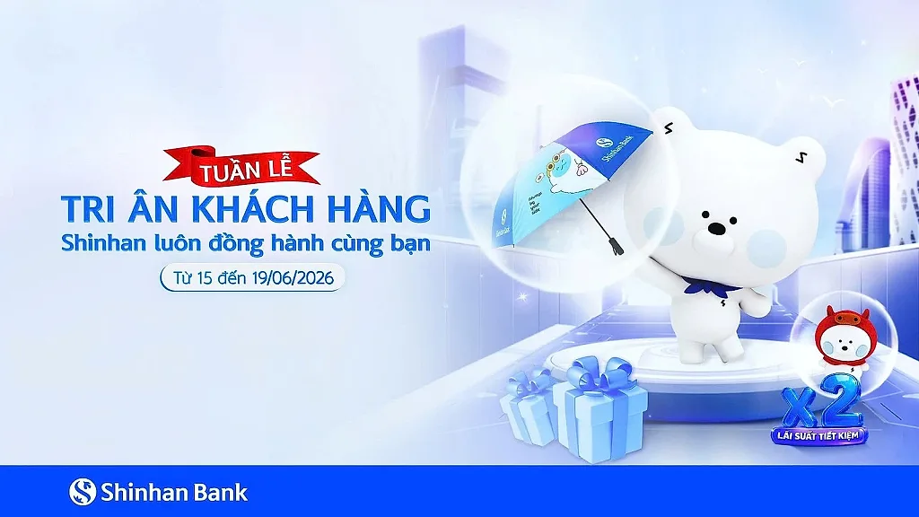 Ngân hàng Shinhan truyền tải thông điệp “Shinhan luôn đồng hành cùng bạn” trong tuần lễ tri ân khách hàng 2026
