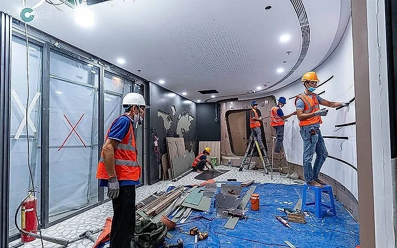 Chi phí thi công văn phòng tại Việt Nam thấp hơn mức trung bình khu vực 26%