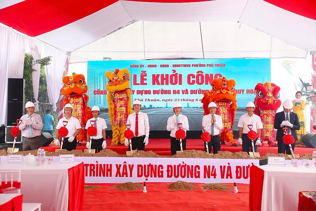 4 tuyến đường ở phường Phú Thuận khởi công: Kích hoạt sức bật bất động sản Nam Sài Gòn