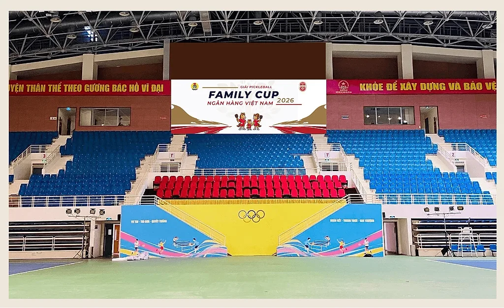 Gần 700 vận động viên tham dự Giải Pickleball Family Cup Ngân hàng Việt Nam 2026