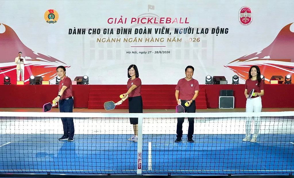 Khai mạc Giải Pickleball Family Cup Ngân hàng Việt Nam 2026: “Gia đình – Đồng hành – Kết nối”