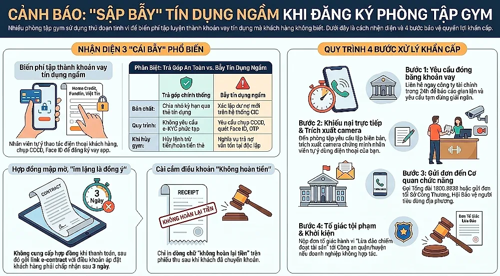Cẩn trọng với 'bẫy' biến chi phí tập luyện thành khoản vay tín dụng