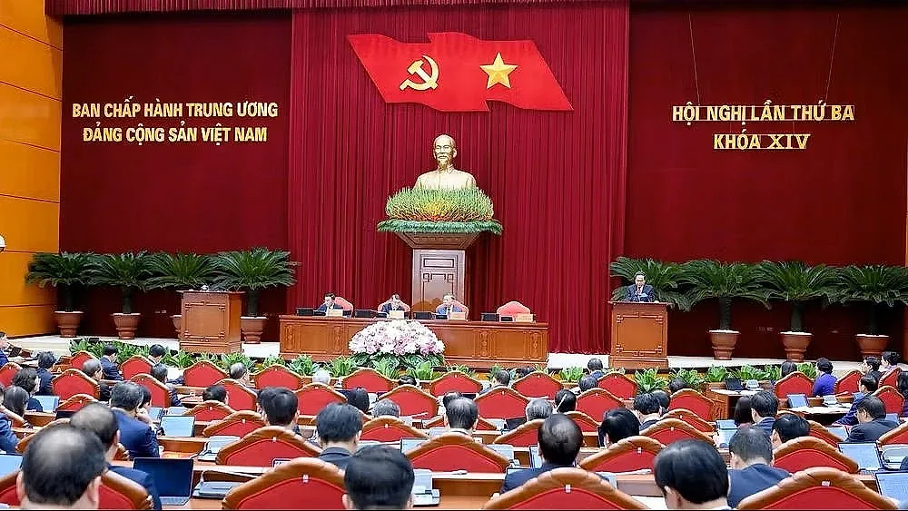 Thông cáo báo chí ngày làm việc thứ ba của Hội nghị Trung ương 3 khóa XIV