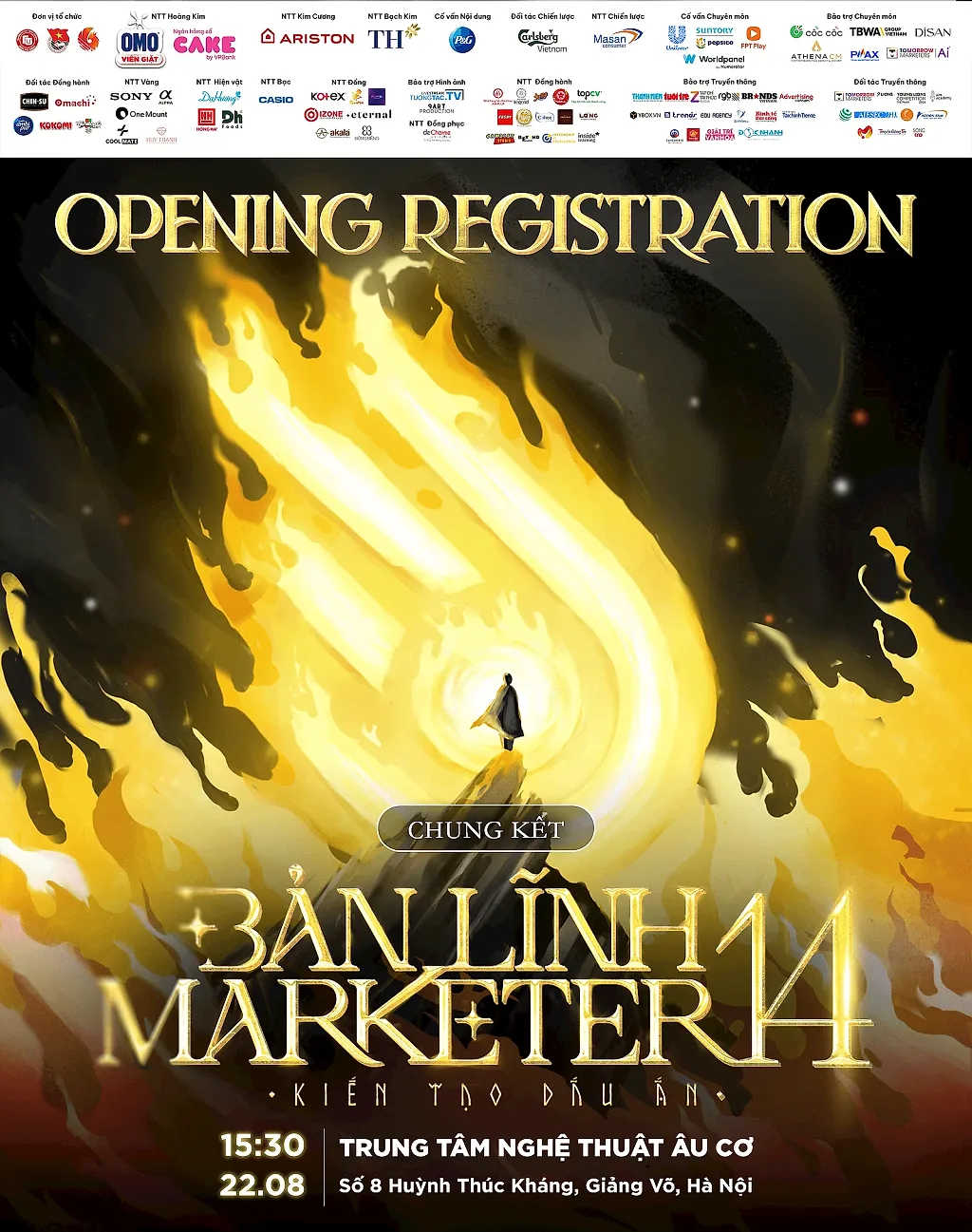 Bản lĩnh Marketer 14 mở đăng ký tham dự đêm chung kết