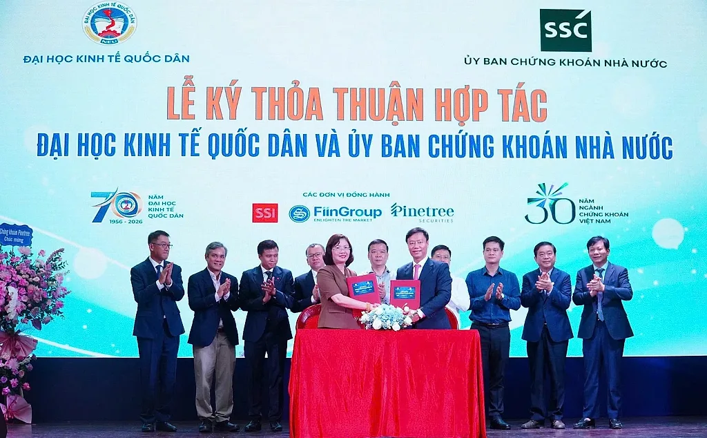 UBCKNN và Đại học Kinh tế Quốc dân ký thỏa thuận hợp tác, phát động Cuộc thi Go Finance 2026