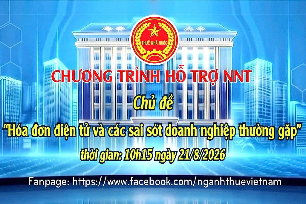 Cục Thuế triển khai chuỗi Livestream đồng hành cùng doanh nghiệp, hộ, cá nhân kinh doanh năm 2026