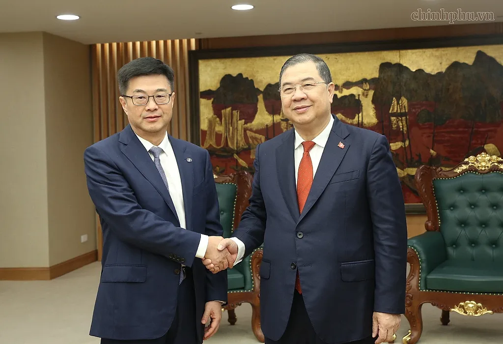 Phó Thủ tướng Thường trực Phạm Gia Túc tiếp Chủ tịch China Eximbank