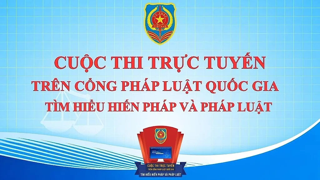 Cuộc thi trực tuyến Tìm hiểu về Hiến pháp và pháp luật trong kỷ nguyên số