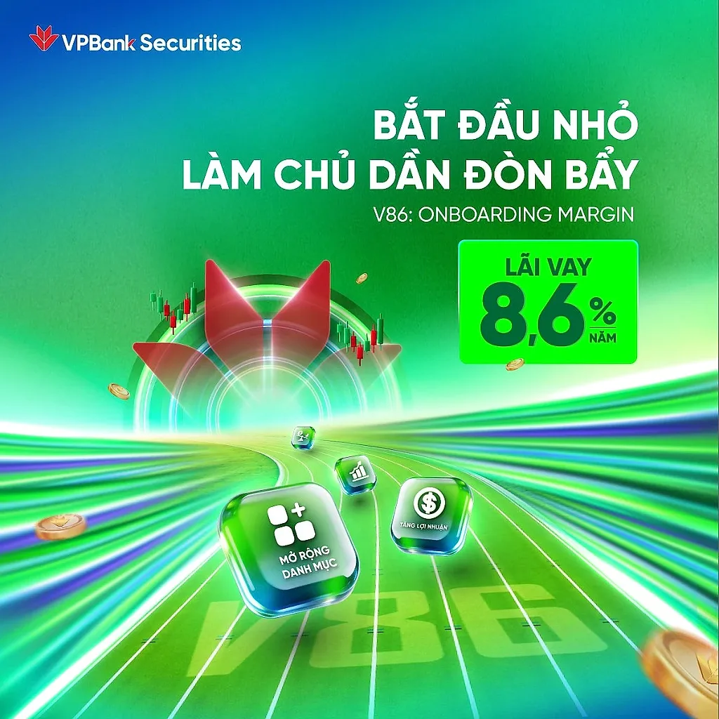 VPBankS duy trì ưu đãi margin giữa môi trường lãi suất cao