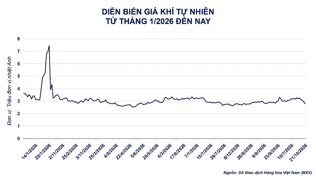 Ảnh 2_ Diễn biến giá khí tự nhiên